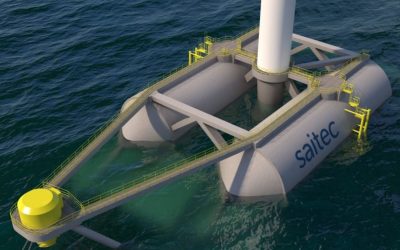 Botan el primer aerogenerador marino flotante español que se conectará a la red